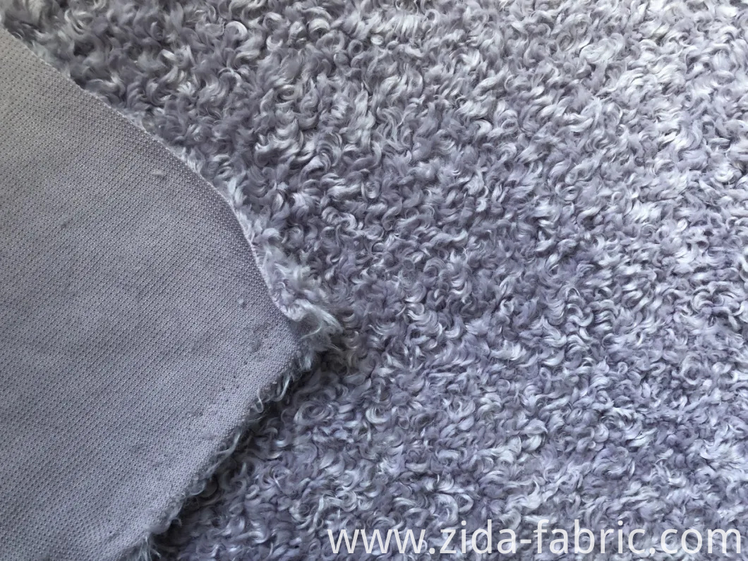 100%Polyerter Woll Fleece Knitted Fabric (Budapeis)